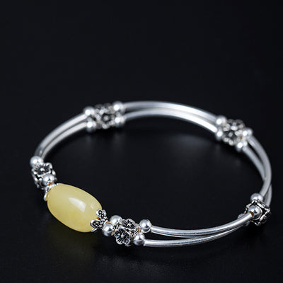 925 Sterling silver Bracelets Amber Bracelets Fashion Chain Bracelets For Women BR14028