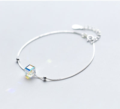 925 Sterling silver Bracelets Women Fine Jewelry Chains bracelets & bangles Silver 925 Jewelry BR50013