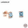 Earrings Silver 925 Earrings Women With Stones Fine Jewelry Women Topaz Silver 925 Jewelry ED37004