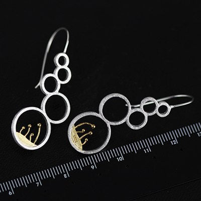 Real 925 Sterling Silver Drop Earrings Jewelry Earrings Fashion Jewelry Earrings For Women AED47001