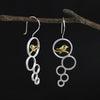 Real 925 Sterling Silver Drop Earrings Jewelry Earrings Fashion Jewelry Earrings For Women AED47001