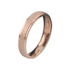 Couple Rings Party Jewelry For Men Women Wedding Rose Gold Matte Stars Rings Stainless Steel Engagement Lovers Ring