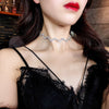 LATS Simple Wavy Flash Zircon Necklace Short Necklace for Women Clavicle Chain 2021 Neck Jewelry Bijoux Collier