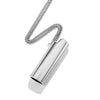 LEEKER 2021 trendy rainbow color lighter shell pendant stainless steel necklace for men gold silver color chain 302 LK1