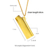 LEEKER 2021 trendy rainbow color lighter shell pendant stainless steel necklace for men gold silver color chain 302 LK1
