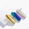 LEEKER 2021 trendy rainbow color lighter shell pendant stainless steel necklace for men gold silver color chain 302 LK1