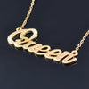 LEEKER QUEEN Letter Pendant Necklaces For Women Girls Rose Gold Silver Color Choker Necklace Accessories Jewelry 331 LK8