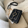 LEFTSIDE Chain Pu Leather Crossbody Bags For Women 2022 hit Small Shoulder Simple Special Lock Design Female Travel Handbags
