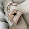 LEFTSIDE Chain Pu Leather Crossbody Bags For Women 2022 hit Small Shoulder Simple Special Lock Design Female Travel Handbags