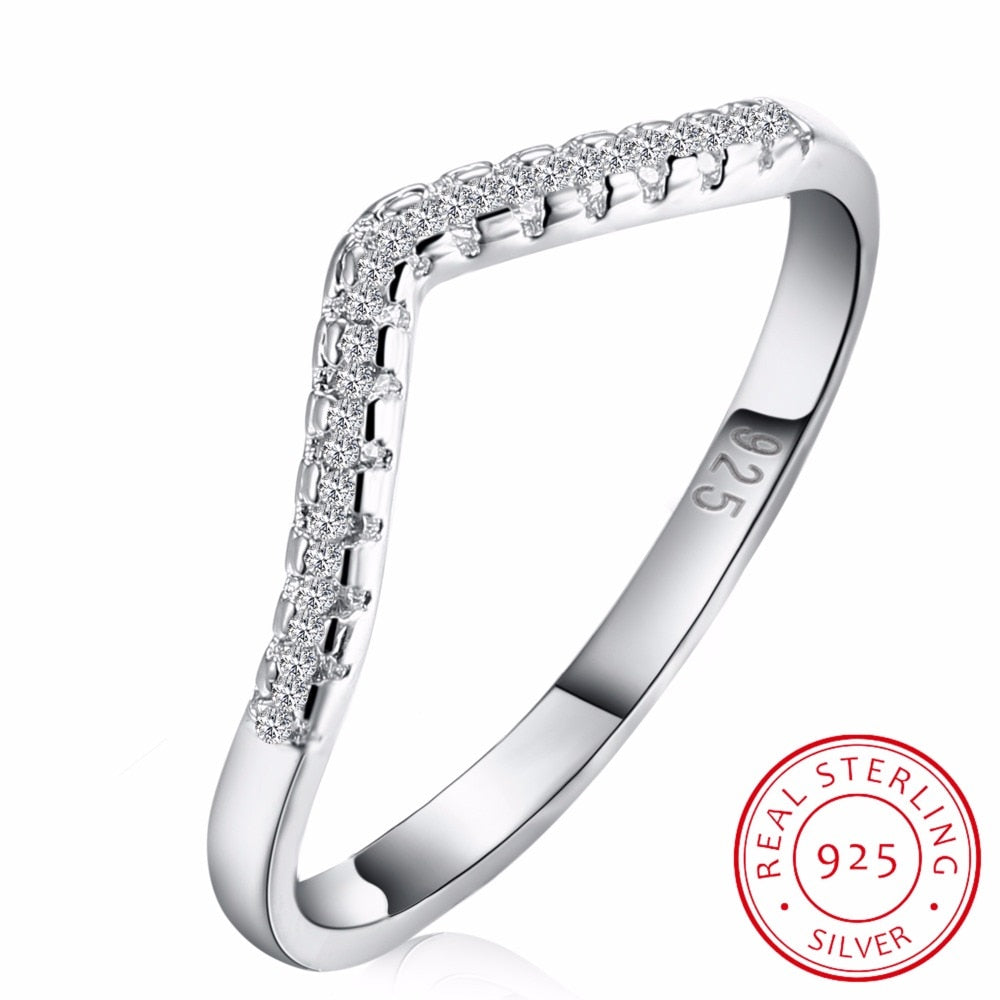 2020 Princess Style Cubic Zirconia 925 Sterling Silver Crown Ring Fine Jewelry Engagement Wedding Party Gift