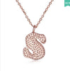 925 Sterling Silver Hearts Of Brand Clear Round Shape CZ Pendant Necklaces for Women Party Fine Jewelry