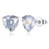Crystals From SWAROVSKI Trillant Fancy Stone Stud Earrings S925 Silver Simple Fine Jewelry For Women Girls 2020