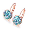 Crystals From Swarovski heart pendant eardrop earrings Made with Austrian ELEMENTS for 2020 Mother's D women gift