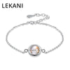 Original Crystals From SWAROVSKI 925 Sterling Silver Ball Charm Bracelet Bangles Beads Accessories For Women Fine Jewelry