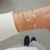 LETAPI 2021   Gold Color Opening Bracelets Bangles Crystal Butterfly Heart Cherry Letter Wedding Bangle for Women