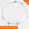 925 sterling silver Y bracelet accessory for women, pearl bracelet with lobster clasp