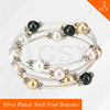 bracelet multicolor pearls wrap bracelet nice women hand jewelry 2pcs