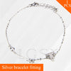 lobster clasp 925 sterling silver bracelet accessory for women DIY pearls bracelet, Letter T charm bracelet jewelry gift