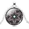 LIEBE ENGEL Vintage Silver Color Chain OM Symbol Buddhism Zen Pendant Necklace Jewelry Classic Necklace Online Shopping India