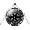 LIEBE ENGEL Vintage Silver Color Chain OM Symbol Buddhism Zen Pendant Necklace Jewelry Classic Necklace Online Shopping India