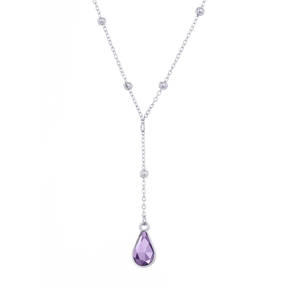 LIKGREAT Celtics Knot Wicca Triquetra Pendant Necklace Pearl Crystal Rhinestone Chain Choker Necklaces for Women Vintage Jewelry