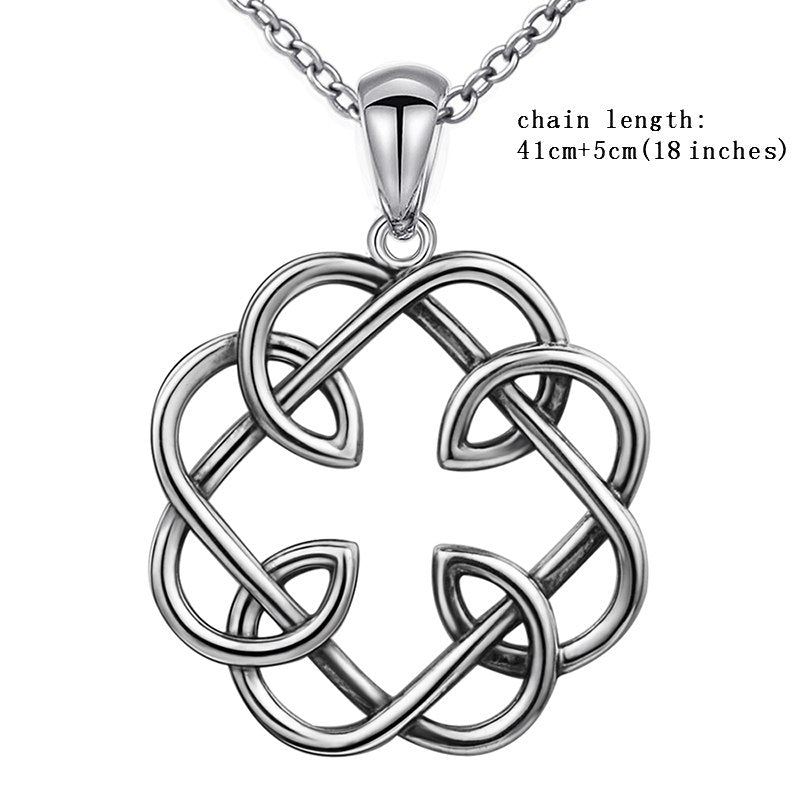 New arrival sterling silver 925 oxidation knot diy chain pendant&necklace European fine jewelry making for men gifts