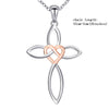 New listing sterling silver 925 penguin mom&child pendant chain necklace with CZ diy fine jewelry making women gifts