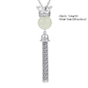 silver 925 crown glowing chain pendant&necklace with cubic zircon diy European fine jewelry making for women gifts