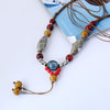 Fashion Bohemian Ethnic Long Necklace Collar Pareja Maxi Ceramic Necklace For Women Collier Fine Jewelry