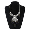Fashion Maxi Collar Statement Necklace Jewelry Boho Imitation Pearl Tassel Collier Vintage Choker Necklace Women