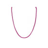 LOVOACC Minimalist Multicolor Painting Brass Box Chains Necklaces for Women Rainbow Link Chain Stacked Necklace Beach Jewelry