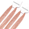 LUXUSTEEL Gold Chain Necklaces 10pcs/lot 2mm/1mm Stainless Steel Rolo Link Cuban Chain Long Necklace Pendants DIY Jewelry Party