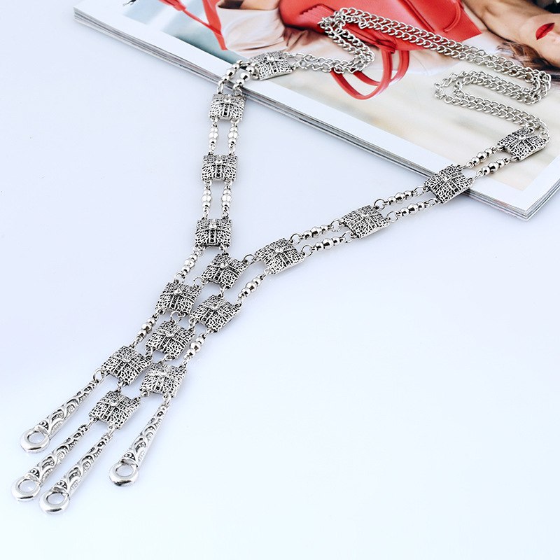 2020 Fashion Bohemian Statement Maxi Long Necklace Collier Colar Vintage Collar Boho Necklace Women Fine Jewelry