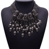 LZHLQ 2021 Necklace Skeleton Head Short Chain Female Accessories Collar Skull Necklace Punk Chunky Jewelry Accessories