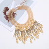 LZHLQ 2021 Necklace Skeleton Head Short Chain Female Accessories Collar Skull Necklace Punk Chunky Jewelry Accessories