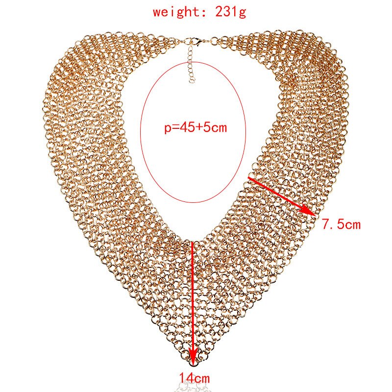 LZHLQ Maxi Chunky Necklace For Women Statement Elegant Large Vintage Ethnic Bohemia Necklace Female Punk Style Necklaces Jewelry