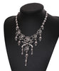 LZHLQ Necklace Skeleton Head Long Chain Female Accessories Collar Skull Necklace Punk Women Chunky Jewelry