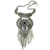 Vintage Gold Silver Colour Chain Tassel Necklace Bohemia Big Long Statement Maxi Necklaces Pendants for Women Jewelry