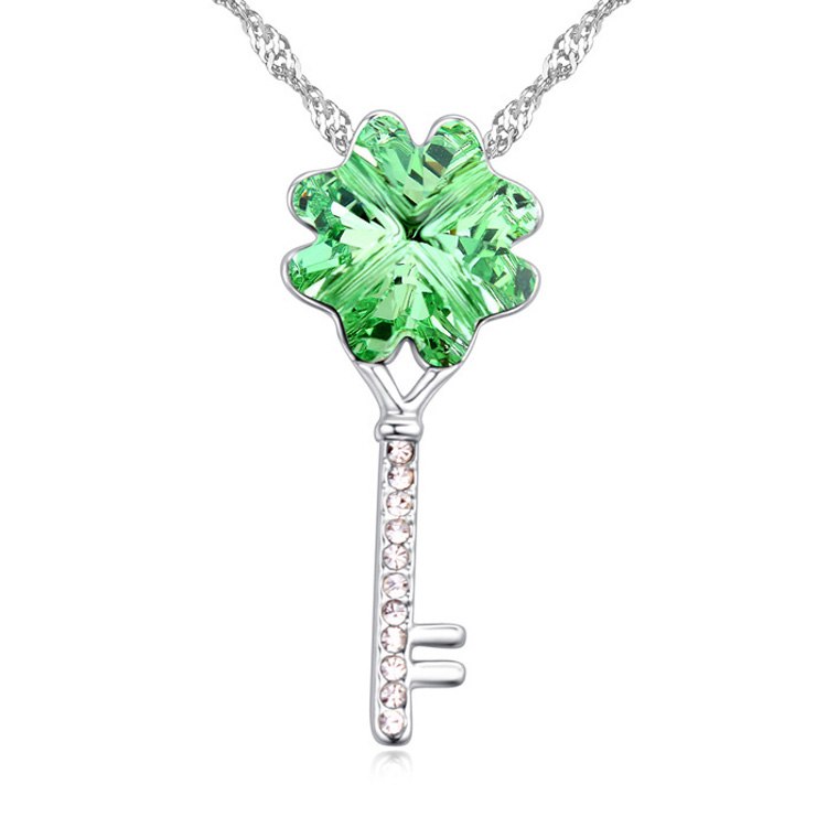 2020 Hot Sale Limited Women Petal key Jewelry Necklace Crystal from Swarovski