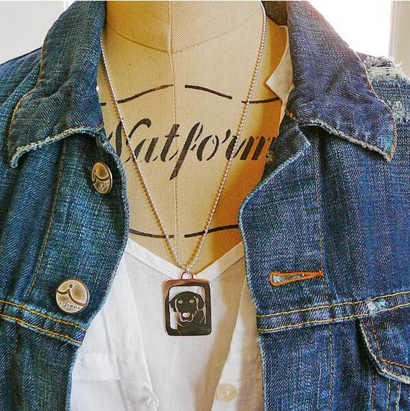 Labrador retriever Art Necklace, Your Pet Pendant,  Dog silhouette Memory Jewelry Keepsake Memorial Gift