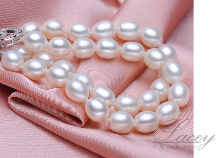 Lacey real natural pearl bracelets for women,white double pearl bracelet two row girl birthd Valentine's d gift