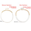 Lacteo 2021 Trendy Couple Imitation Pearls Necklace Jewelry Accessories Punk Round Beads Clavicle Chain Choker Necklace