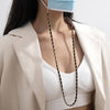 Lacteo Female Face Mask Necklace Jewelry For Women Hip Hop Strap Non-slip Mask Chain Rope Holder Cord For Unisex