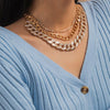 Lacteo Full Iced Out Paved Rhinestones Collar Choker Necklace Exaggerated Shiny Thick Chunky Chain Necklace For Women Jewelry