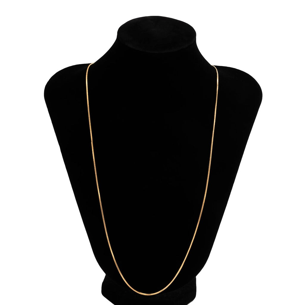 Lacteo Steampunk Copper Iron Snake Clavicle Chain Choker Necklace Hip Hop Cuban Miami Gold Color Chain Necklace Jewelry For Men