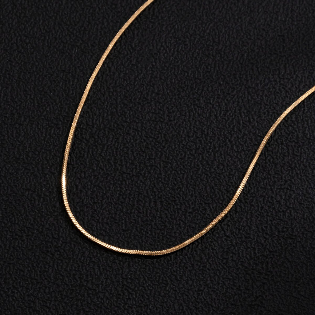 Lacteo Steampunk Copper Iron Snake Clavicle Chain Choker Necklace Hip Hop Cuban Miami Gold Color Chain Necklace Jewelry For Men