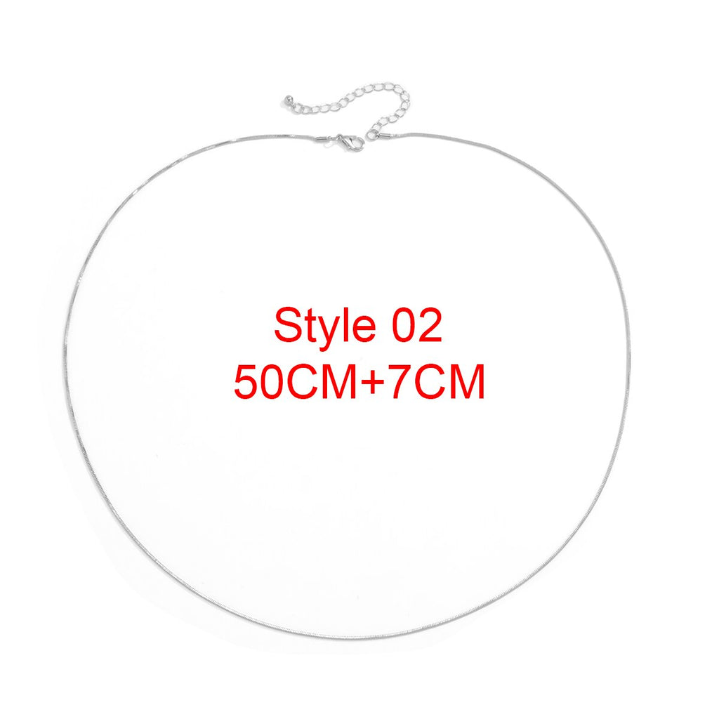 Lacteo Steampunk Copper Iron Snake Clavicle Chain Choker Necklace Hip Hop Cuban Miami Gold Color Chain Necklace Jewelry For Men