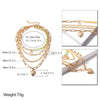 Lacteo Vintage Heart Love Sign Pendant Necklace For Women 2021 Trendy Imitation Pearls Asymmetry Chain Choker Necklace