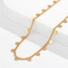 Lacteo Vintage Love Heart Tassel Clavicle Chain Choker Necklace Jewelry For Women 2021 Trendy Chunky Chain Necklace