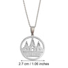 Lalish Pendant Chain Necklaces Gold Color/Silver Color Stainless Steel Yezidi Faith Pilgrimage Jewelry for Women Girls